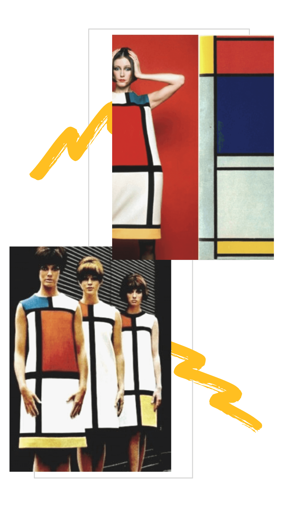 yves saint laurent mondrian dress